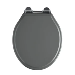 Roper Rhodes Hampton Painted Soft Close Toilet Seat - Pewter