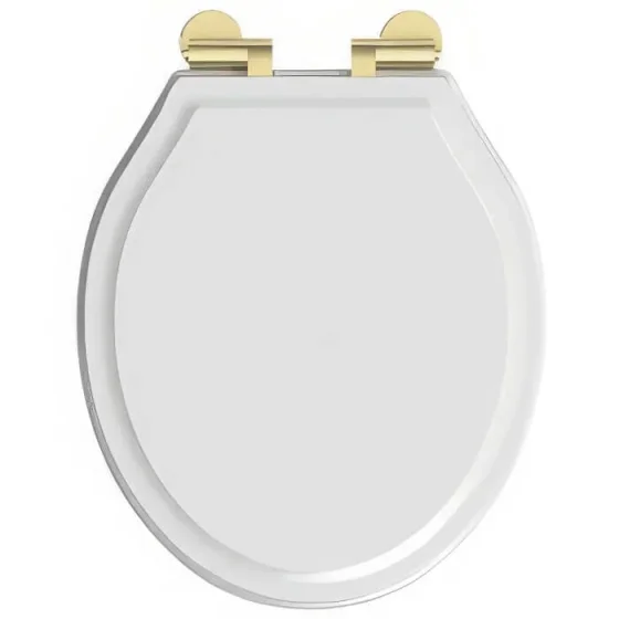 Roper Rhodes Harrow Secure Fix Qr T Seat White/brass detail view - Image 1