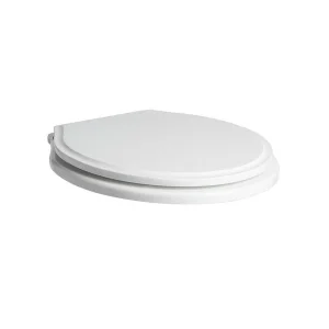 Roper Rhodes Harrow Wooden Soft Close Toilet Seat - White