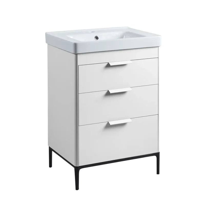 Roper Rhodes Fairmont 600mm Leg Set - Grey detail view - Image 1
