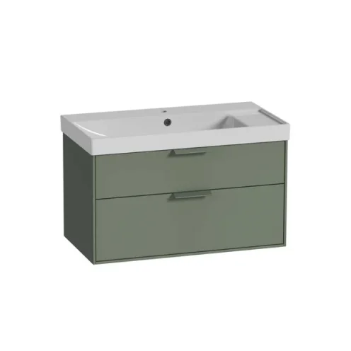 Roper Rhodes Faber 800 Double Drawer-sage Green detail view - Image 1