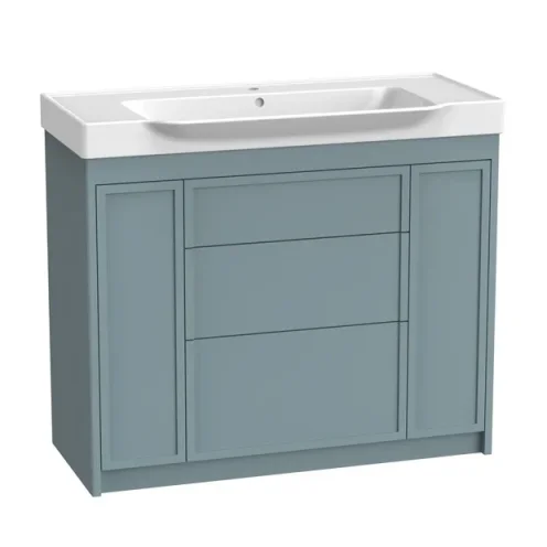Roper Rhodes Concierge 1000 Fm 4 Drawer - Coniston Blue detail view - Image 6