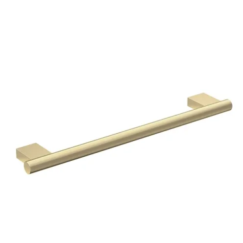 Roper Rhodes Capital Round Grab Bar - Brass detail view - Image 1
