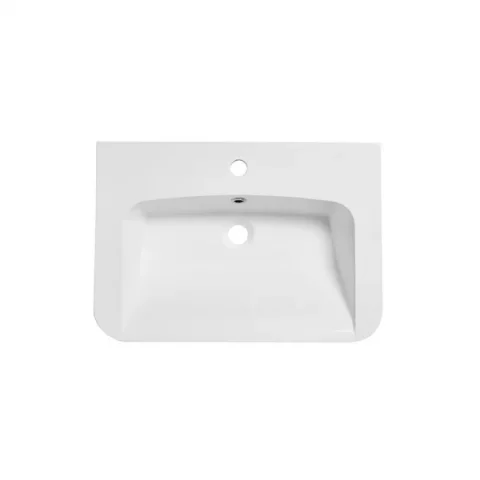 Roper Rhodes 600mm System Isocast Basin - White detail view - Image 1