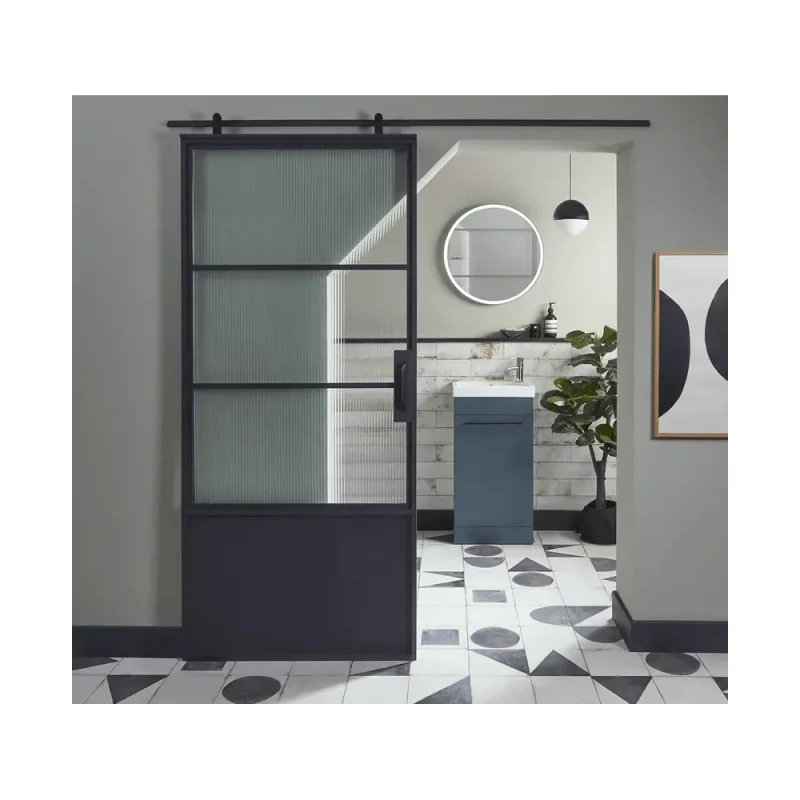 Roper Rhodes 450mm Esta Freestanding Unit - Derwent Blue detail view - Image 10