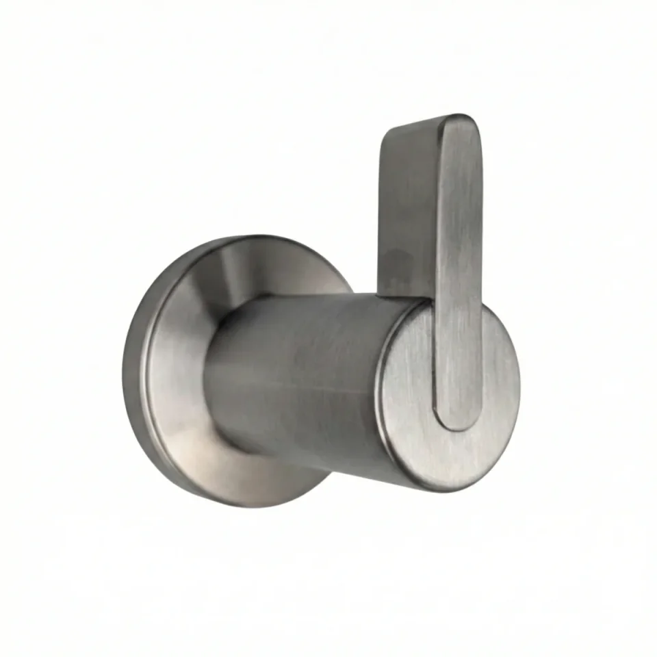 Ava Elegance Stainless Steel Robe Hook - Brushed Stainless Steel product image - Image 1