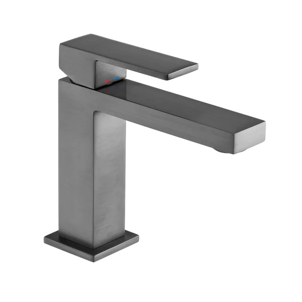 Vado Individual Notion Slimline Mono Basin Mixer Brushed Gunmetal