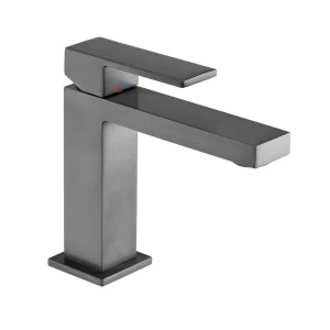 Vado Individual Notion Slimline Mono Basin Mixer Brushed Gunmetal