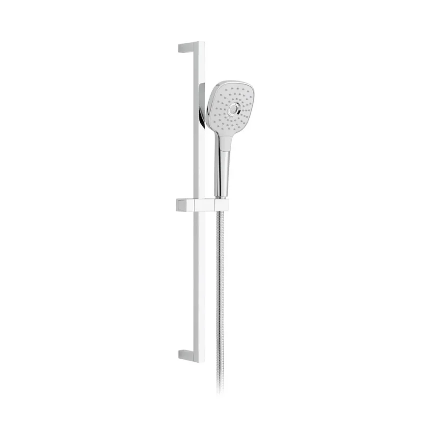 Vado Ora Multi Function Square Slide Rail Kit Chrome product image - Image 1