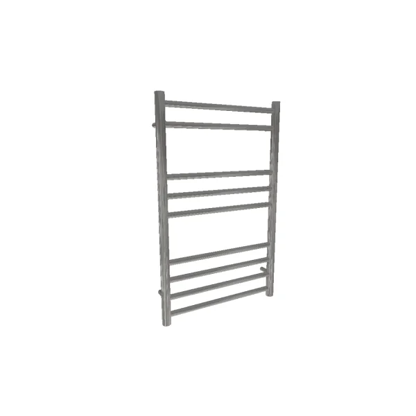 AVA Trend Ladder 800 x 500mm Brushed Stainless Steel Towel Rail  Oil Filled