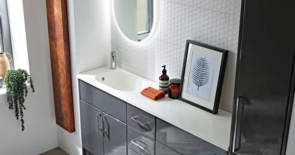 Roper Rhodes 1640mm City Basin & Worktop - White