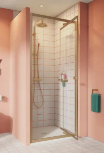 Crosswater 6mm Infold Door 760 Brushed Brass