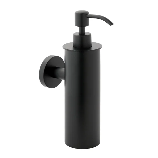Just Taps Vos Soap Dispenser Wall Mounted Matt Black
