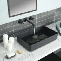 Just Taps Vos Slim Basin Spout 150mm Mb
