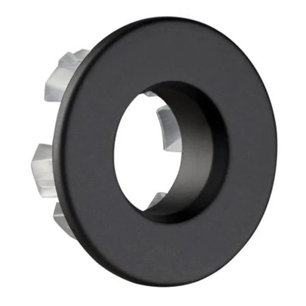 Just Taps Vos Overflow Cover Matt Black