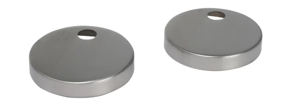 Just Taps Toilet Seat Fixing Cover Stainless Steel detail view - Image 1