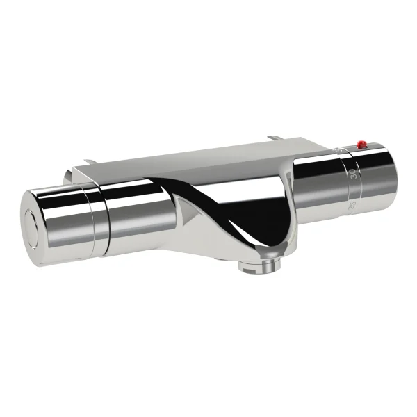 Just Taps Thermostatic Bath And Shower Mixer Without Kit Deck Mounted Chrome