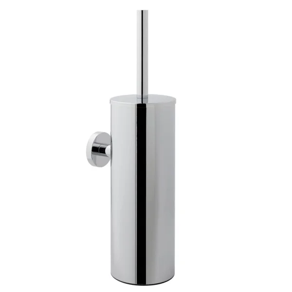 Just Taps Toilet Brush Holder Wall Mounted Chrome