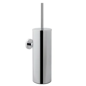 Just Taps Toilet Brush Holder Wall Mounted Chrome