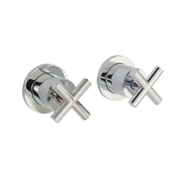 Just Taps Solex Concealed Stop Valves Chrome