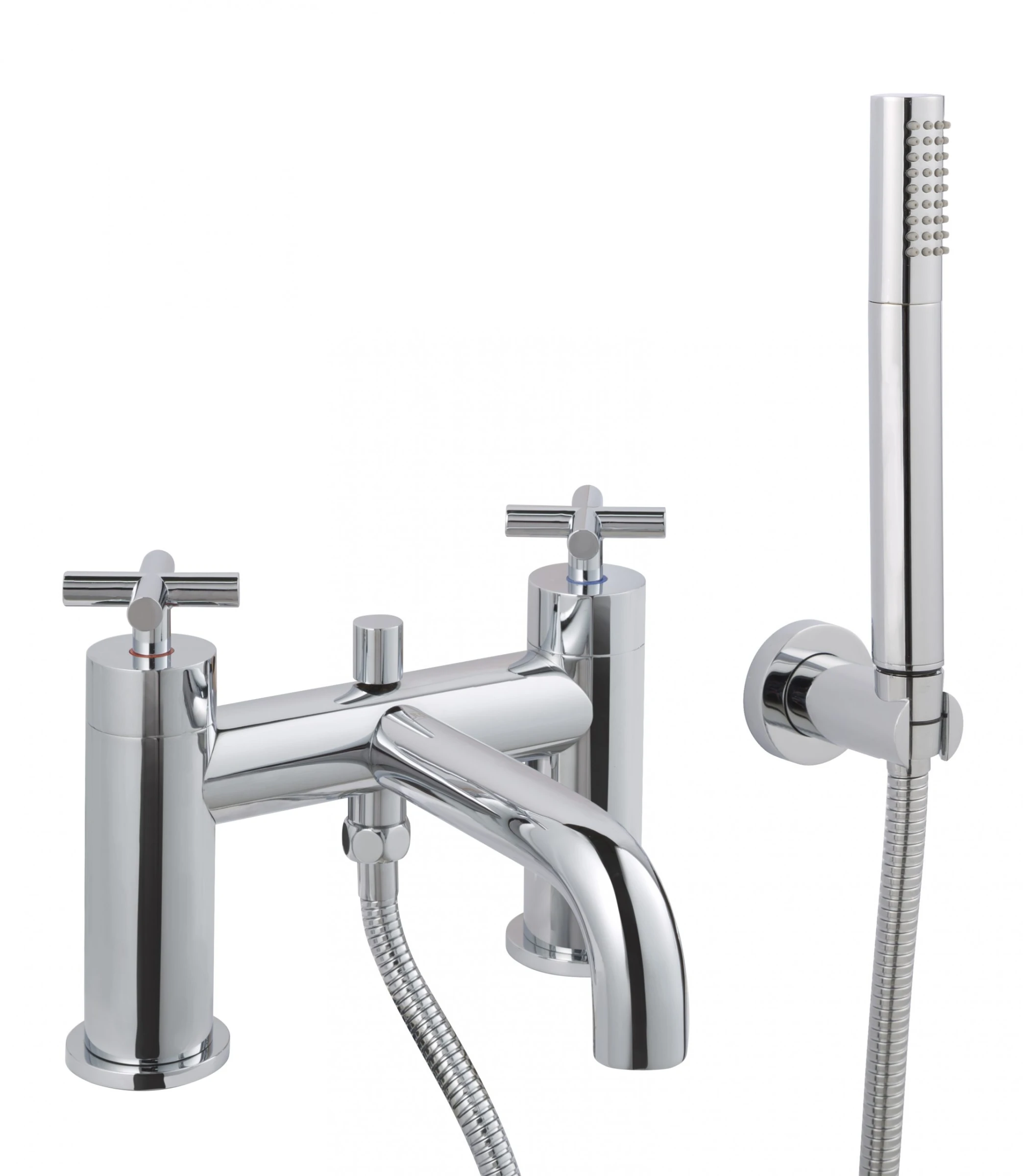 Just Taps Solex Deck Mounted Bath Shower Mixer With Kit Chrome
