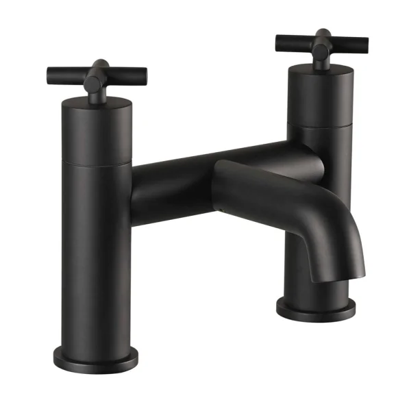 Just Taps Solex Bath Filler Matt Black