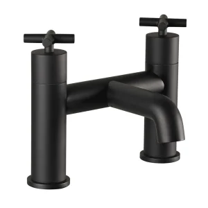 Just Taps Solex Bath Filler Matt Black
