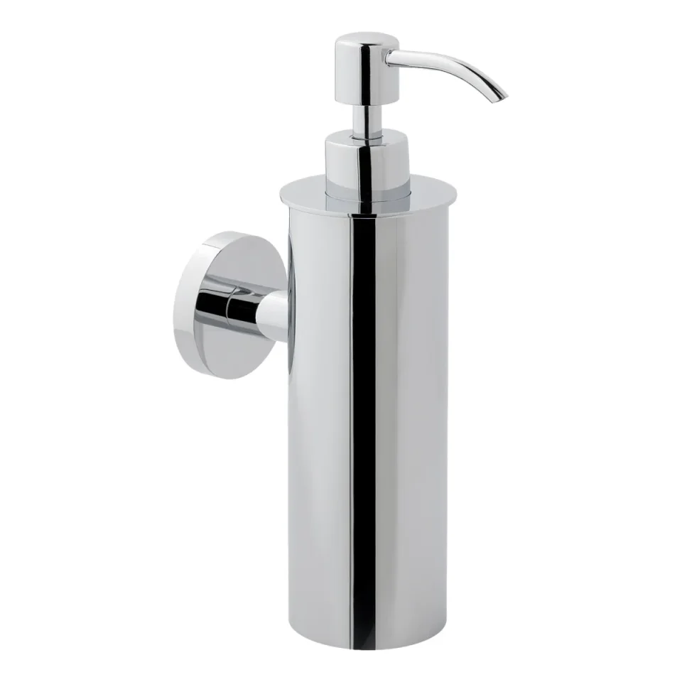Just Taps Soap Dispenser Wall Mounted Chrome detail view - Image 1