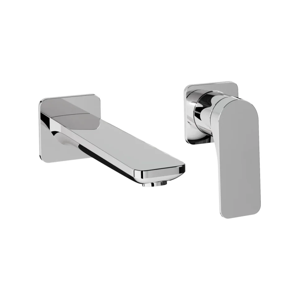 Crosswater Fuse 2 Hole Basin Set Chrome product image - Image 2
