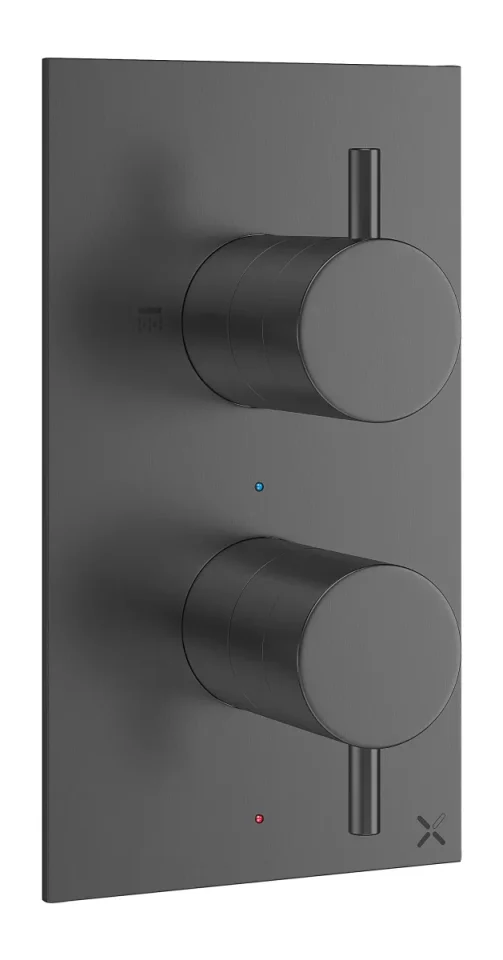 Crosswater Mpro 2 Handle Shower Handset Etched Trimset Slate product image - Image 3