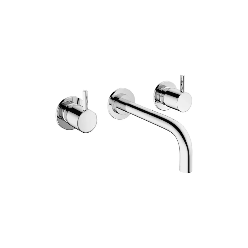Crosswater MPRO Basin 3 Hole Trim Set Chrome product image - Image 1