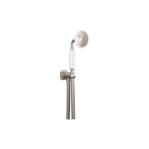 Crosswater Belgravia Handset, Wall Outlet and Hose Brushed Nickel