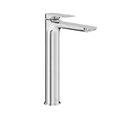 Crosswater Fuse Tall Basin Monobloc With Clicker Waste Chrome detail view - Image 6