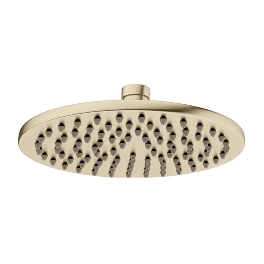 Crosswater Mpro Fixed Head 200mm Brushed Brass detail view - Image 4
