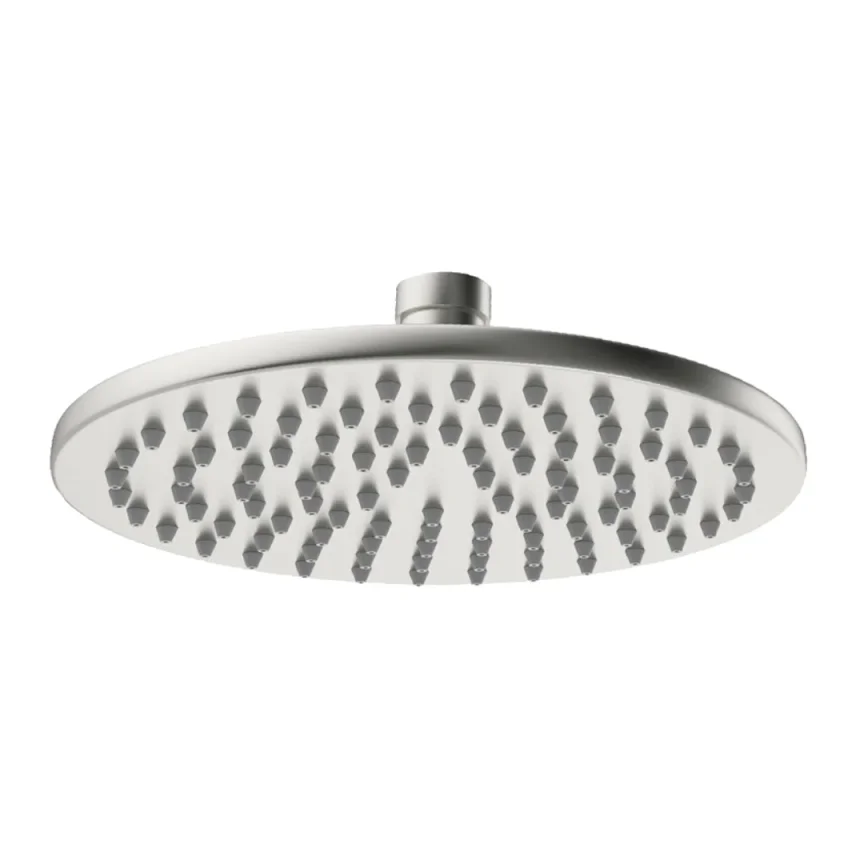 Crosswater MPRO Fixed Head 200mm Brushed Nickel detail view - Image 2