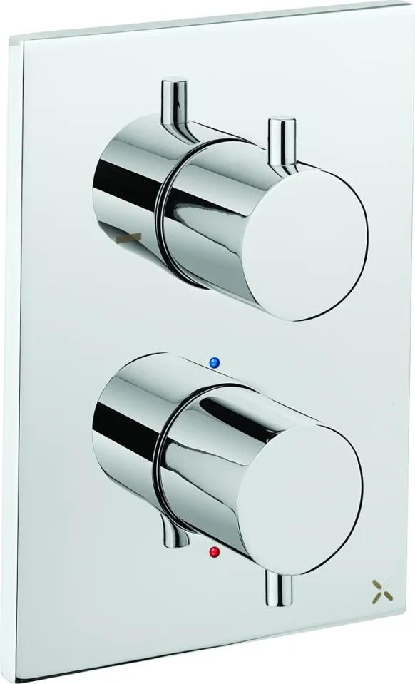 Crosswater Crossbox Mpro 1 Outlet Trim & Levers Chrome product image - Image 2