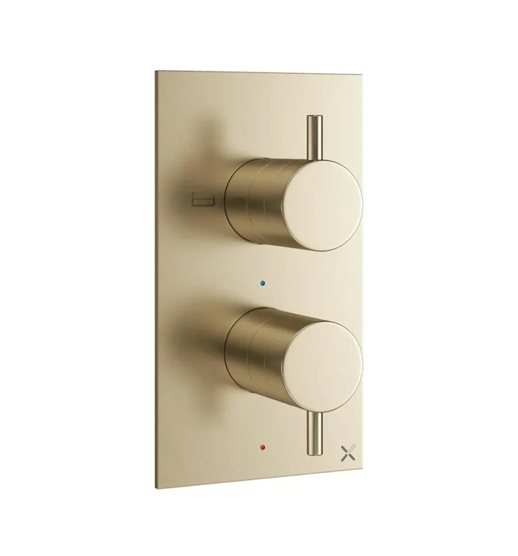 Crosswater Mpro 2 Handle Trimset (must Be Paired With Wlbp25x3r+) Brushed Brass detail view - Image 2