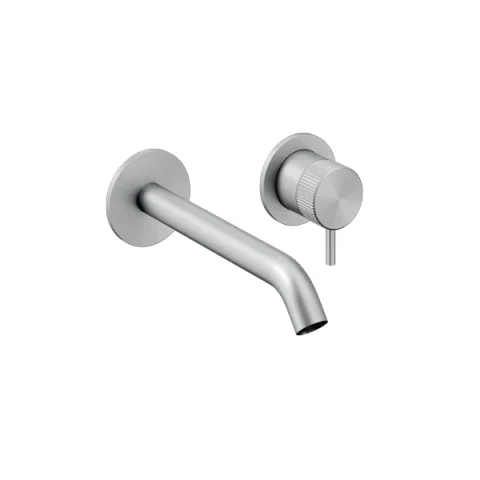 Crosswater 3ONE6 Basin 2 Hole Set Wall Mounted Stainless product image - Image 2
