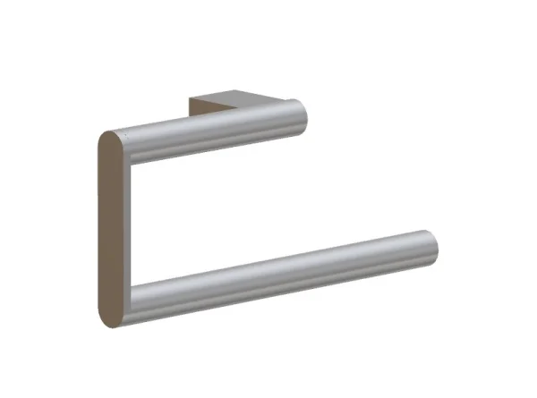 Ava Round Towel Bar - Polished Stainless Steel