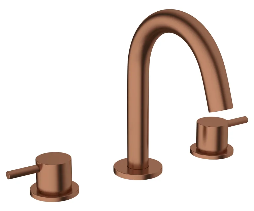 Crosswater MPRO Basin 3 Hole Set Brushed Bronze product image - Image 3