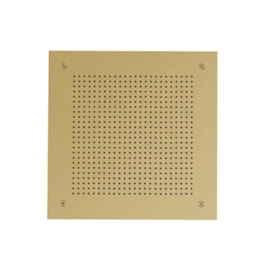 Crosswater Tranquil Recessed Shower Head 380mm Brushed Brass detail view - Image 2