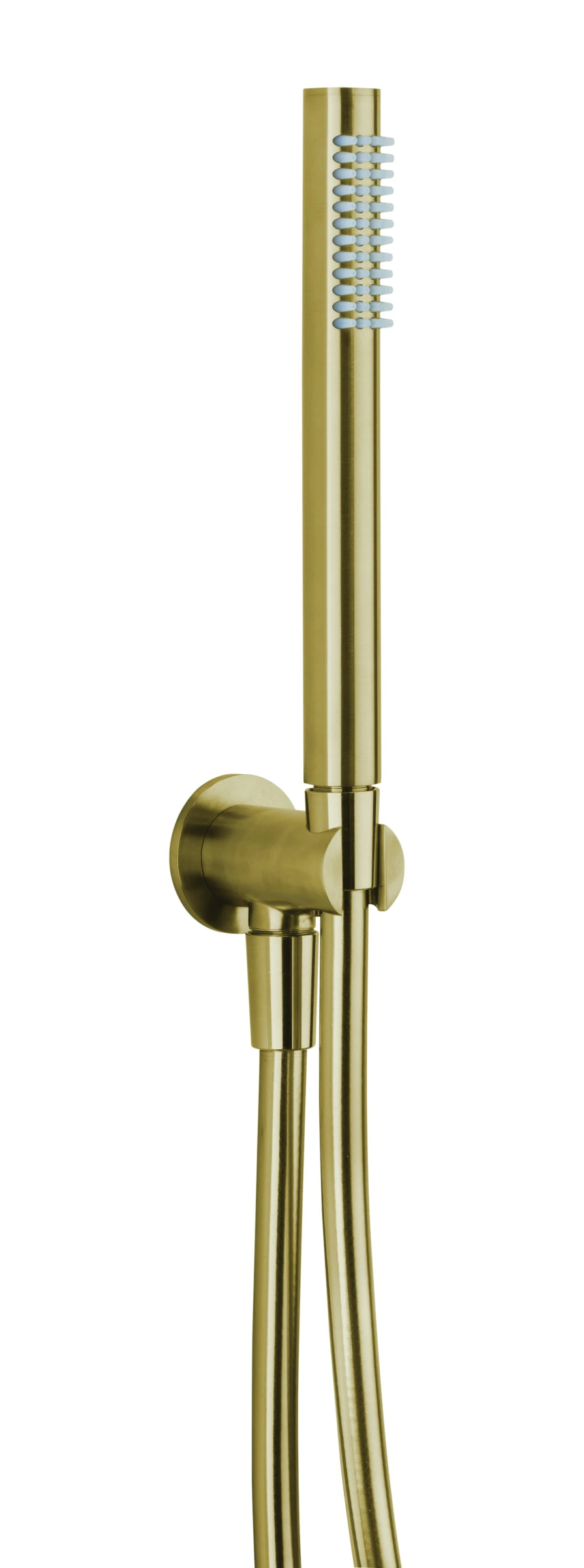 Crosswater 3ONE6 Design Shower Handset Hose & Wall Outlet Stainless Brushed Brass Effect