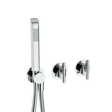 Crosswater Module Foile 2 Handle With Handshower Chrome detail view - Image 2