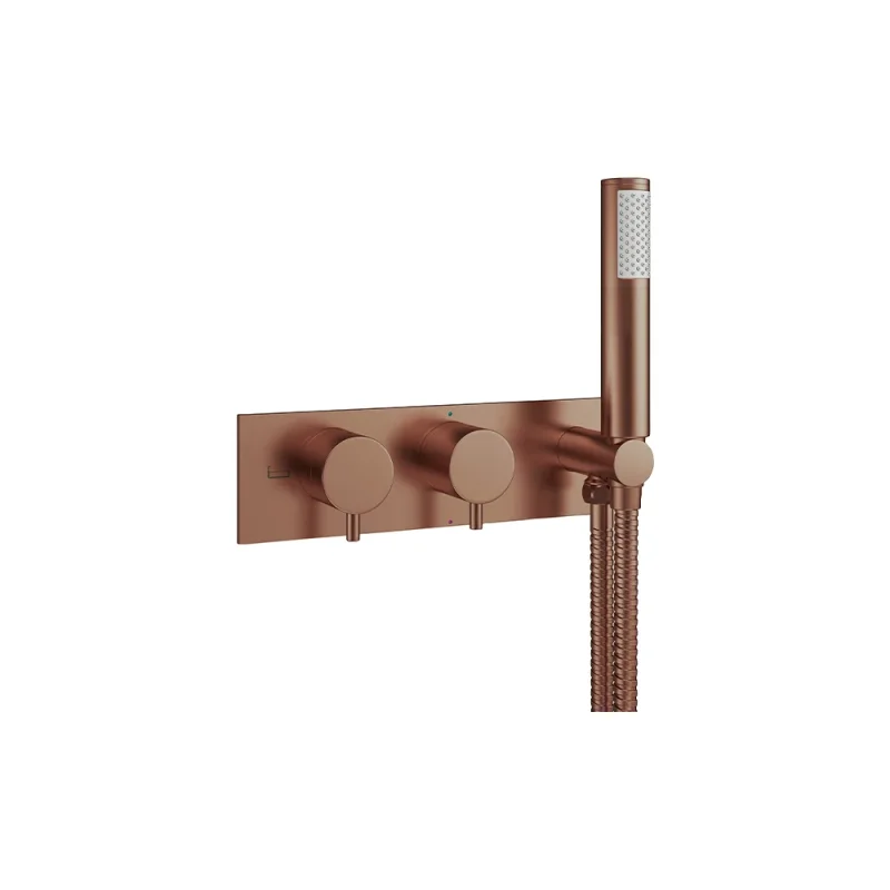 Crosswater Mpro 2 Handle Trimset Integrated Handset Brushed Bronze product image - Image 3