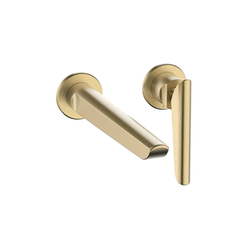 Crosswater Foile Basin 2 Hole Set Brushed Brass product image - Image 3