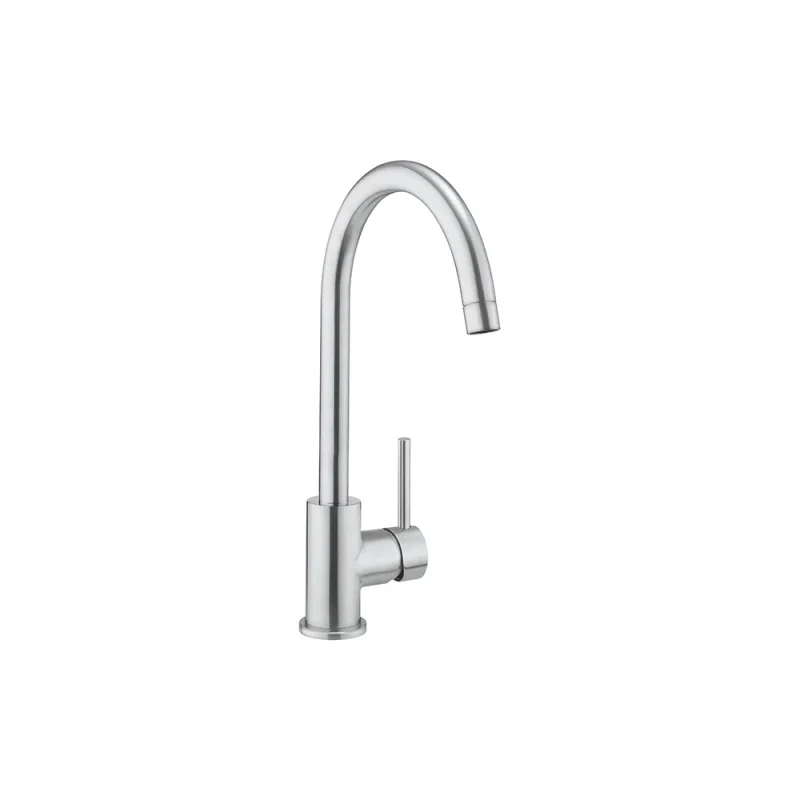 Crosswater MPRO Side Lever Kitchen Mixer Brushed Stainless Steel product image - Image 3