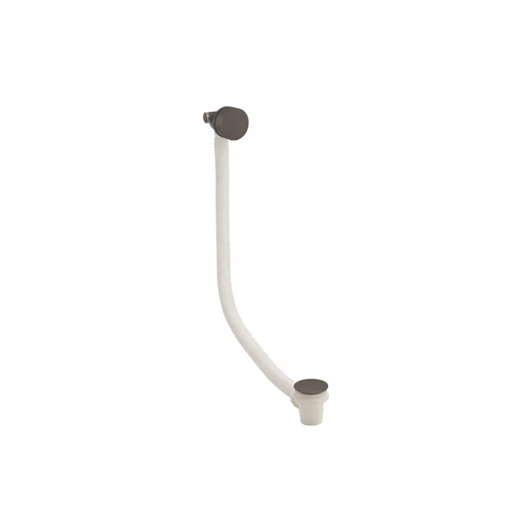 Crosswater 3ONE6 Bath Filler With Click Clack Waste Extended Stainless Slate
