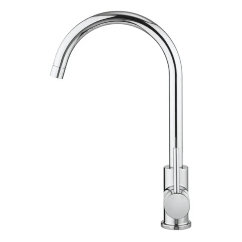 Crosswater MPRO Side Lever Kitchen Mixer Chrome detail view - Image 2