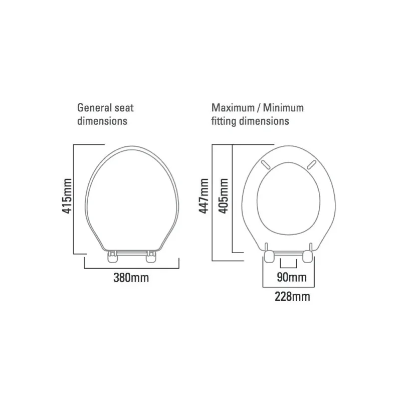 Roper Rhodes Greenwich Soft Close Toilet Seat - Natural Oak detail view - Image 3