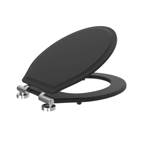 Roper Rhodes Hampton Painted Soft Close Toilet Seat - Slate Grey product image - Image 2